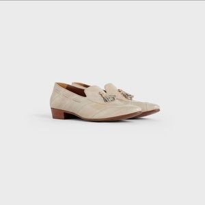 SS20 Eel Leather Tassel Loafers 41